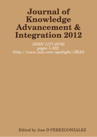 Journal of Knowledge Advancement & Integration 2012