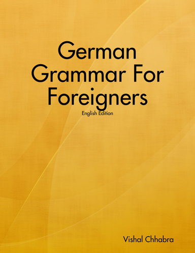 German Grammar for Foreigners