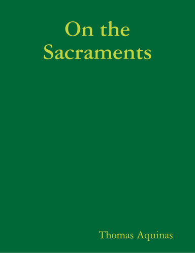 On the Sacraments