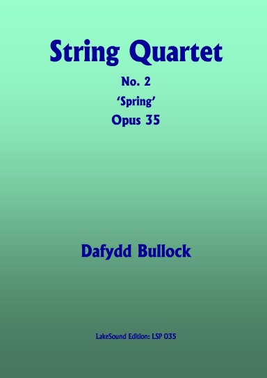 String Quartet No 2, Opus 35