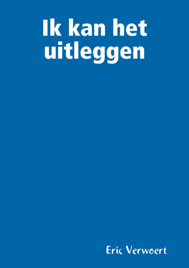 Ik kan het uitleggen