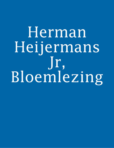 Herman Heijermans Jr, Bloemlezing