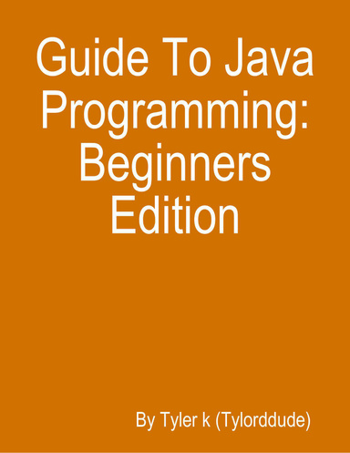 Java Programming For Beginners