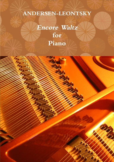 "Encore Waltz" for Piano. Sheet Music.