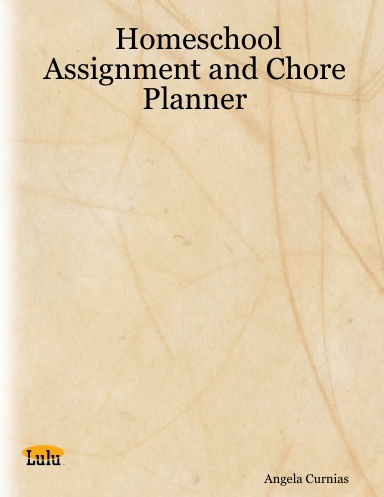 Homeschool Assignment and Chore Planner