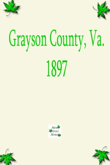 Grayson County, Va. 1897