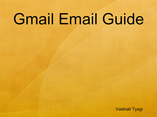 Gmail Email Guide