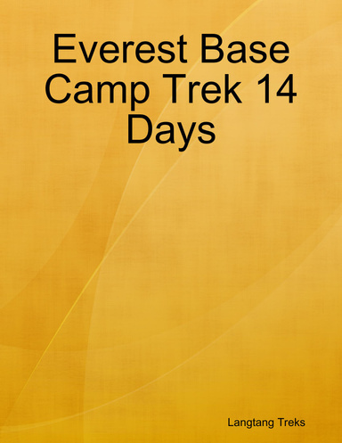 Everest Base Camp Trek 14 Days