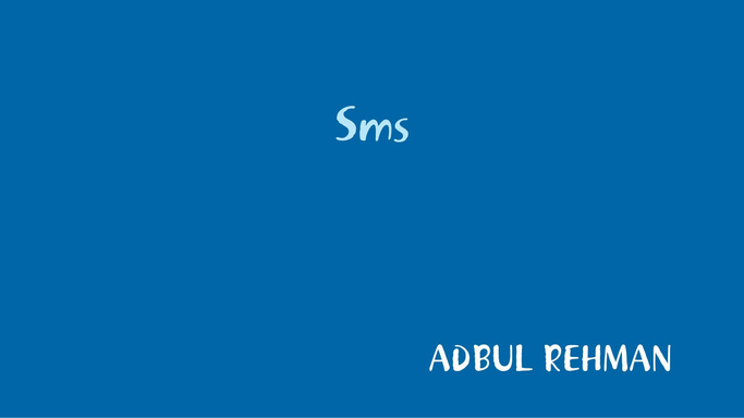 Bulk: Sms