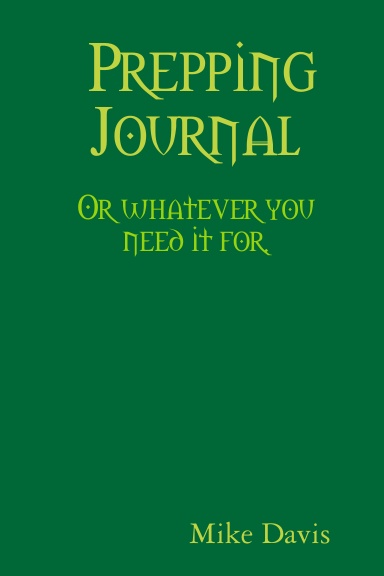 Prepping Journal