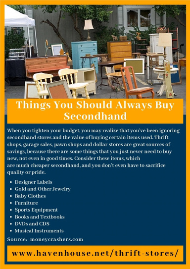 Things You Should Always Buy Secondhand