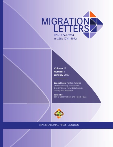 Migration Letters - Vol. 17 No. 1 - January 2020