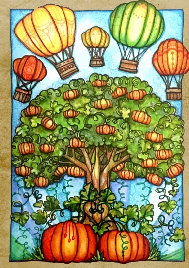 Gratitude Tracking Journal - Pumpkin Theme