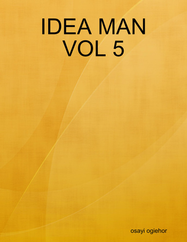 IDEA MAN VOL 5