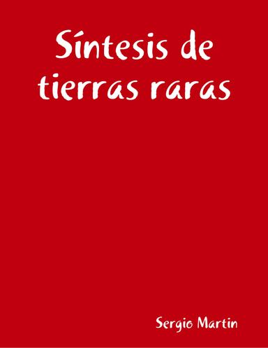 Síntesis de tierras raras