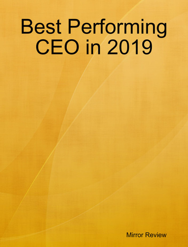 Best Performing CEO in 2019