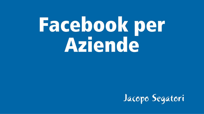 Facebook per Aziende