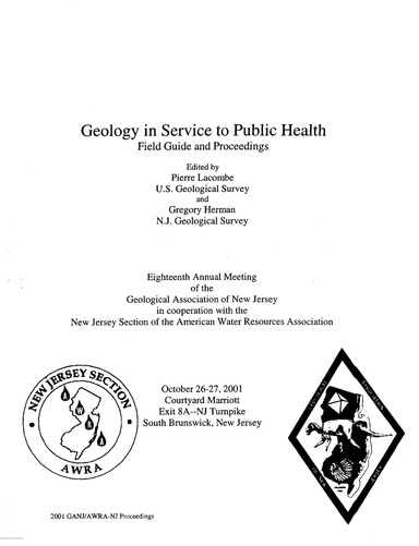 GANJ 18: Geology in Service to Public Health