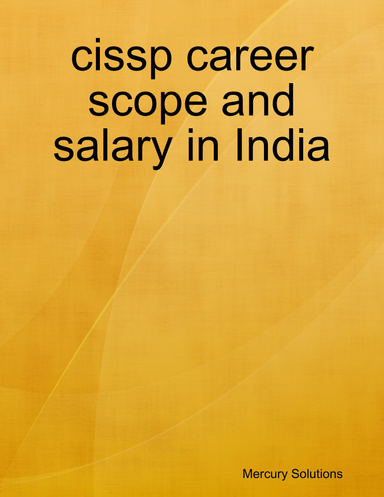 cissp career scope and salary in India