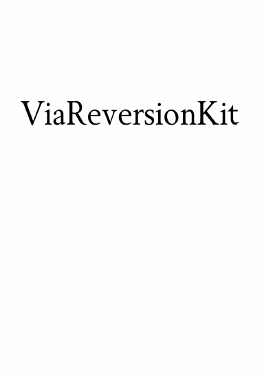 Via Reversion Kit