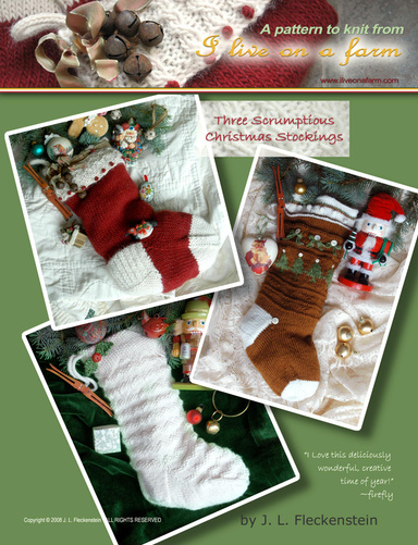 Three Scrumptious Hand Knit Christmas Stocking Patterns