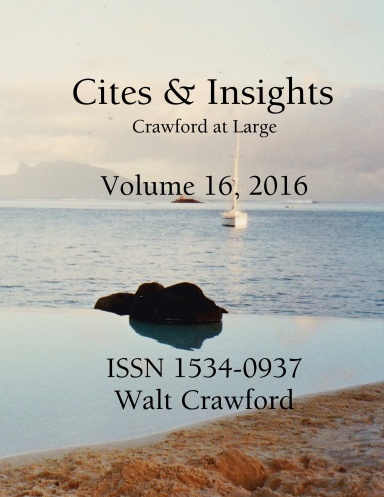 Cites & Insights 16: 2016
