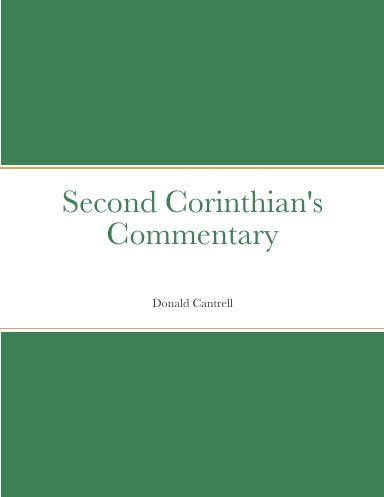 Second Corinthian's Commentary