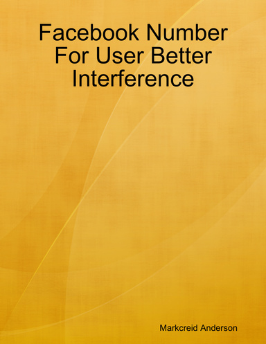 Facebook Number For User Better Interference