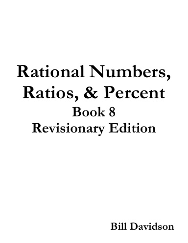 Book 8:  Rational Numbers, Ratios, and Percent
