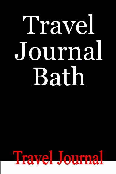 Travel Journal Bath