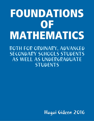 FOUNDATIONS OF MATHEMATICS