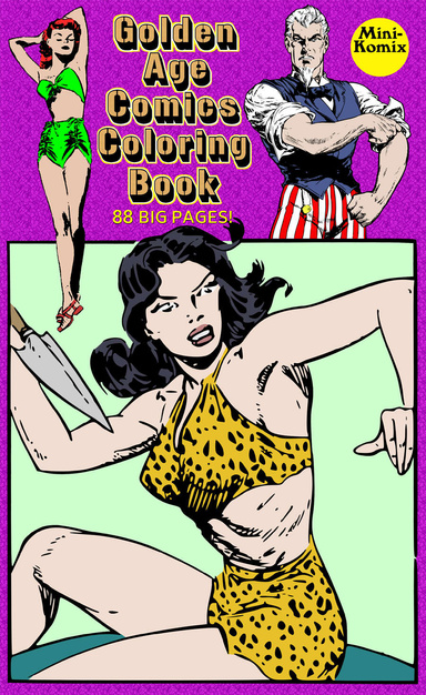 Golden Age Comics Coloring Book