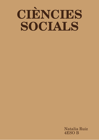 SOCIALS 1R TRIMESTRE