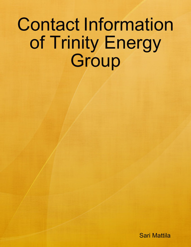 Contact Information of Trinity Energy Group