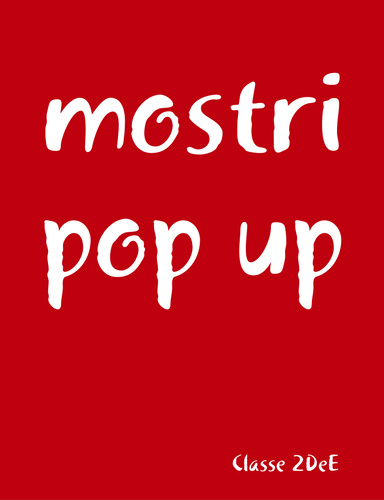 mostri pop up