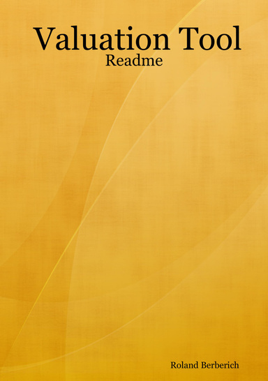Valuation Tool - Readme