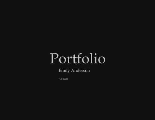 Emily's portfolio