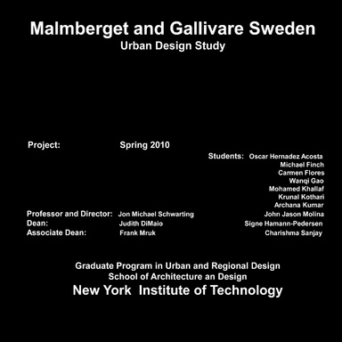 Malmberget and Gallivare Sweden