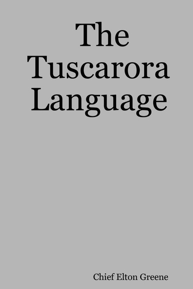 The Tuscarora Language