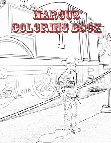 Marcus' coloring book