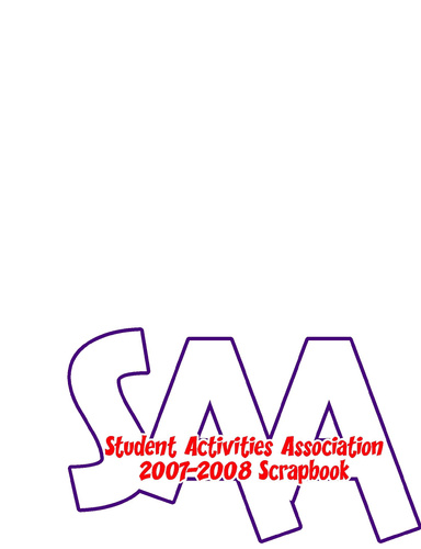 SAA 2007-2008 Scrapbook