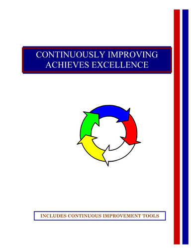 CONTINUOUSLY IMPROVING ACHIEVES  EXCELLENCE