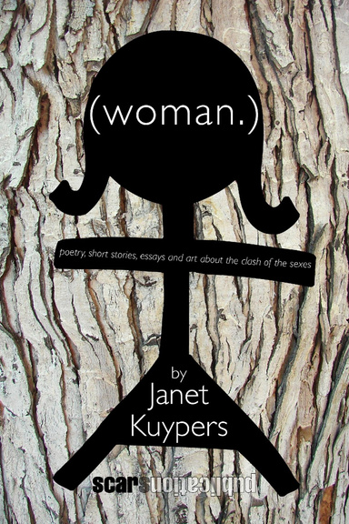 (woman.)  (with bark cover)