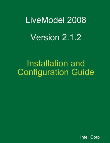 LiveModel 2008 v2.1.2 Installation and Configuration Guide