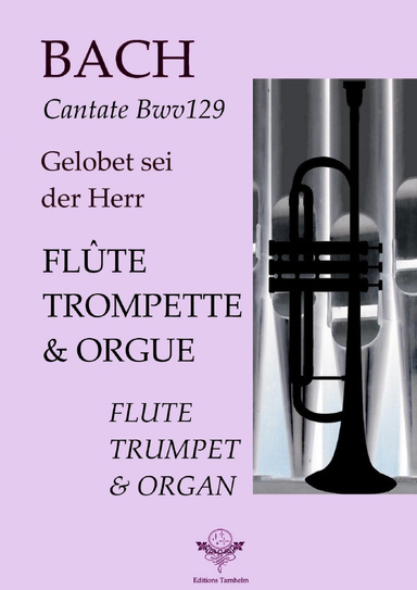 Aria "Gelobet sei der Herr"  - Cantate BWV129 - Trompette, Flûte et Orgue / Trumpet,Flute & Organ