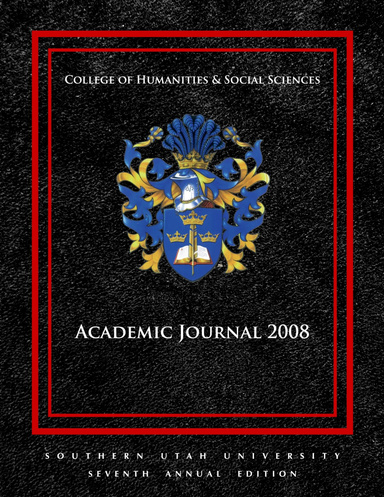 SUU HSS Academic Journal 2008