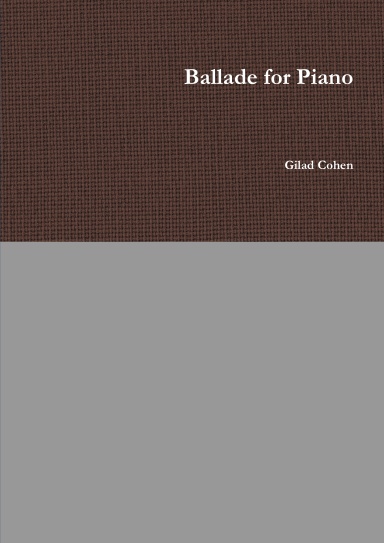 Ballade for Piano