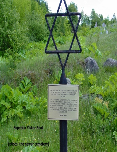 The Sopotkin Yiskor Book