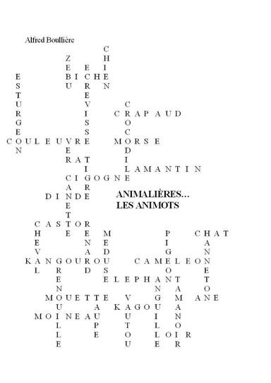 ANIMALIERES... LES ANIMOTS