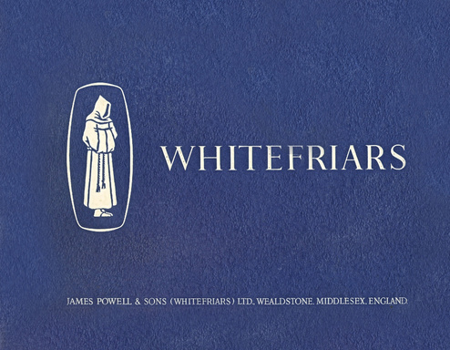 Whitefriars 1957 Catalogue and price list.